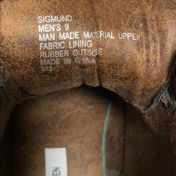 Steve Madden Men’s Jack Cap Toe Boot Size 9 - Picture 6 of 8